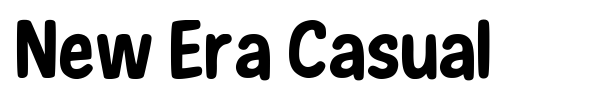 New Era Casual font preview